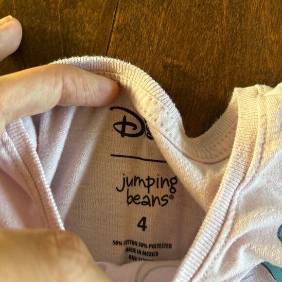 Disney Jumping Beans Girls Size 4 Graphic Tee Shirt Raya Last Dragon Purple - Picture 3 of 4